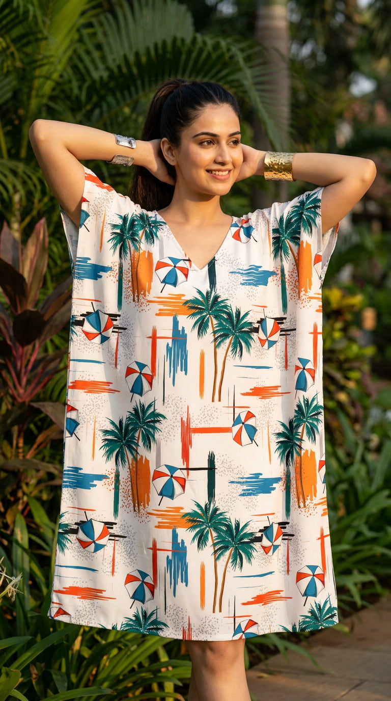 Beach Elegance Designer Kaftan