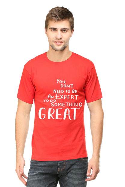 Great work Quote Print T-Shirt