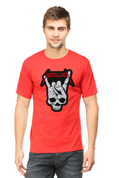 Skull Thrash Metallica Printed T-Shirt