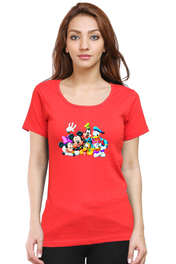 Mickey Mania Printed Half Sleeve T-Shirts