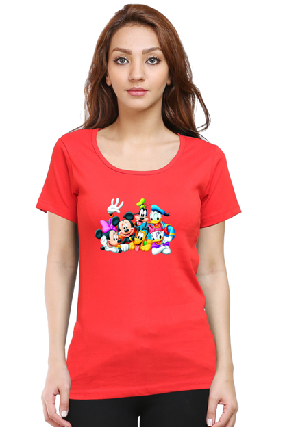 Mickey Mania Printed Half Sleeve T-Shirts