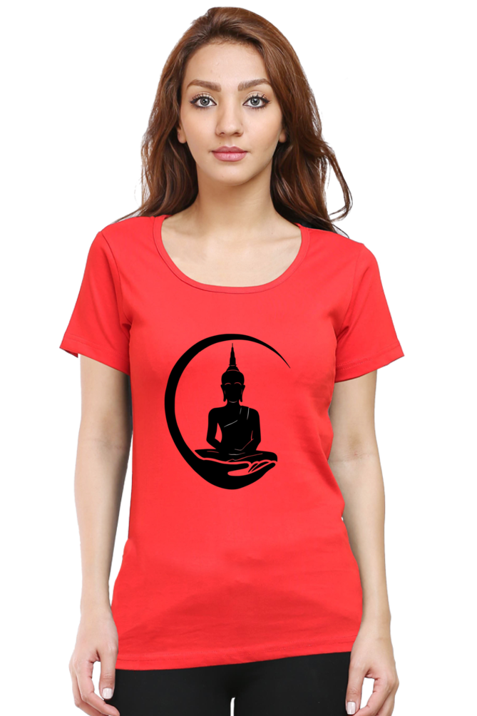 Buddha Serenity Printed Half Sleeve T-Shirt