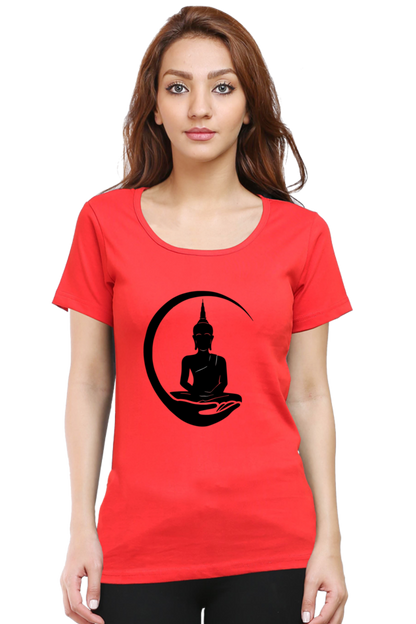 Buddha Serenity Printed Half Sleeve T-Shirt