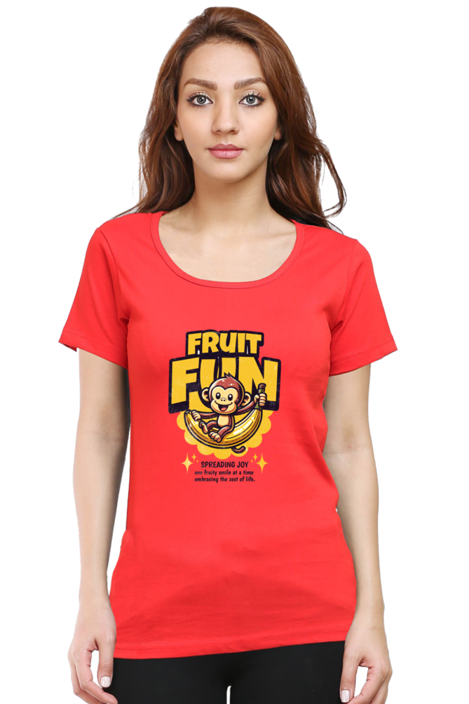 Fruit Fun Money Printed Half Sleeve T-Shirt