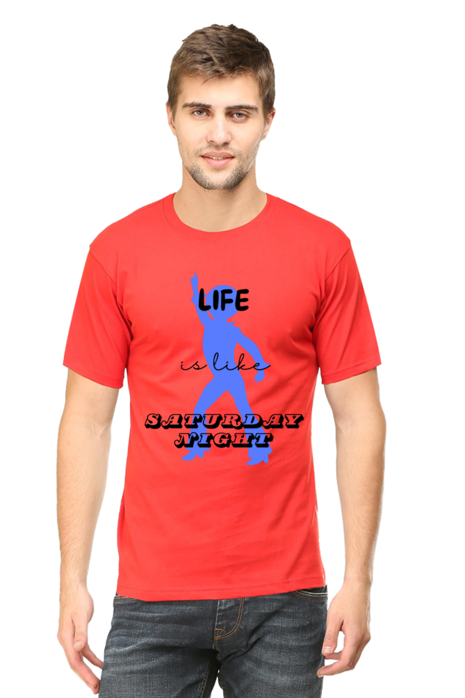 Life Quote Design Printed T-Shirt