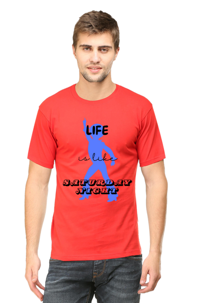 Life Quote Design Printed T-Shirt