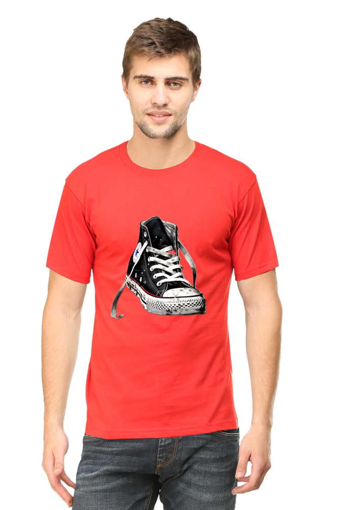 Footprint Design Printed T-Shirt