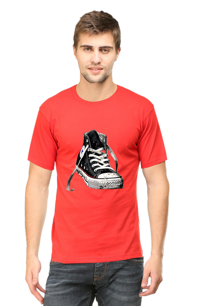 Footprint Design Printed T-Shirt