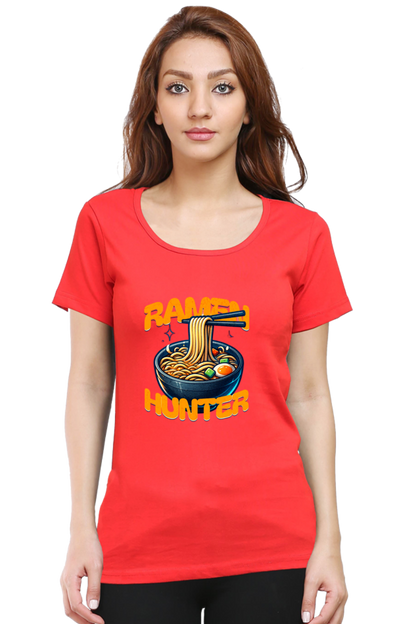 Ramen Hunter Printed Half Sleeve T-Shirt