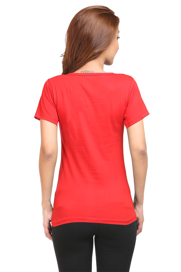 Feminine Allure Half Sleeve Printed T-Shirt