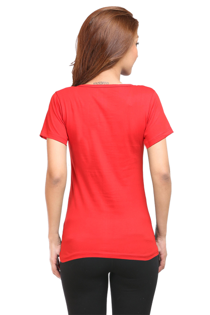 Feminine Allure Half Sleeve Printed T-Shirt