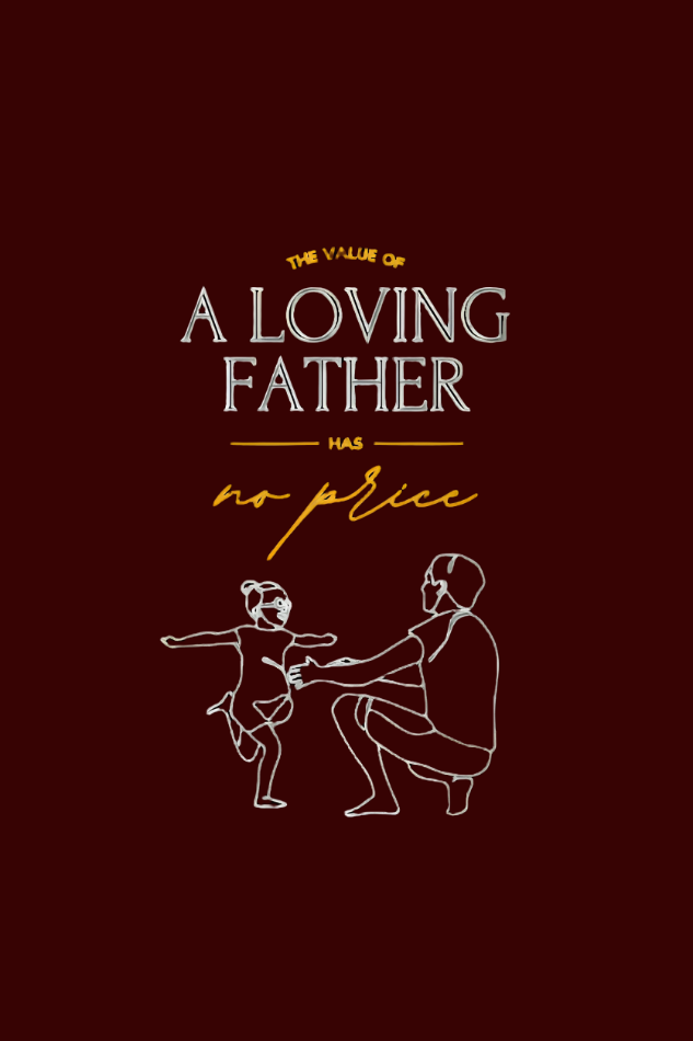 A Loving Father Printed T-Shirt