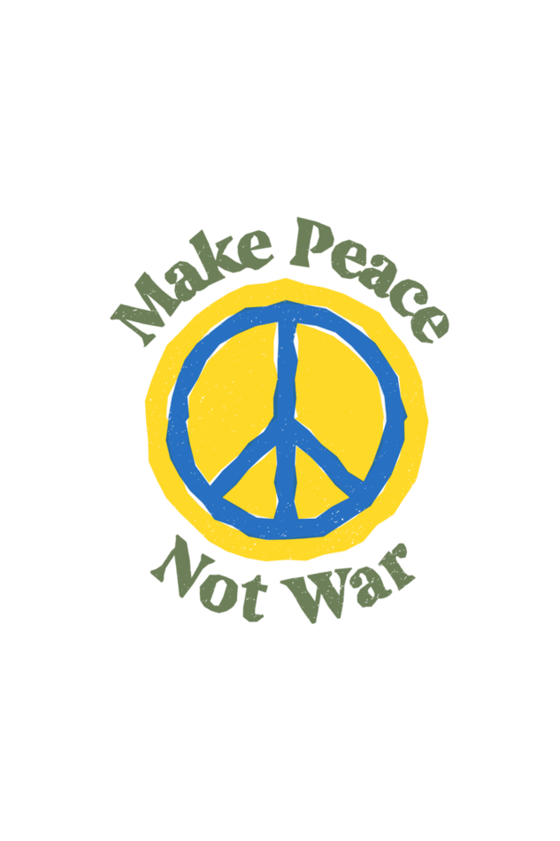 Peace Thoughts Quote Printed T-Shirt