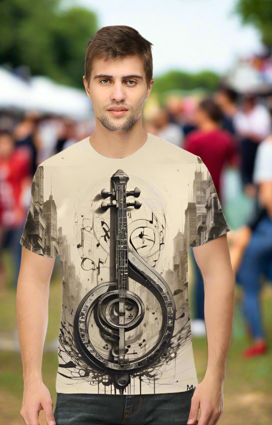 Symphony Art Design Printed T-Shirt