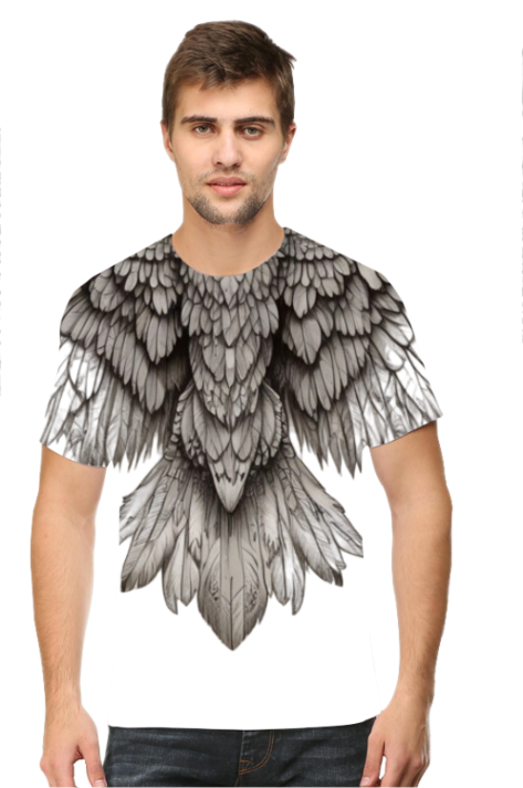 Hawk Flying design Printed T-Shirt