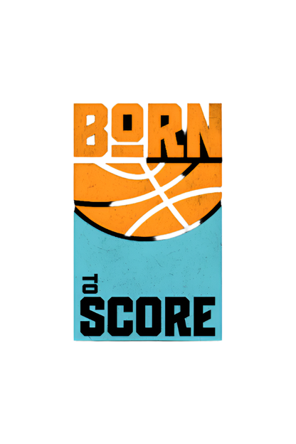 Born To Score Printed T-Shirt