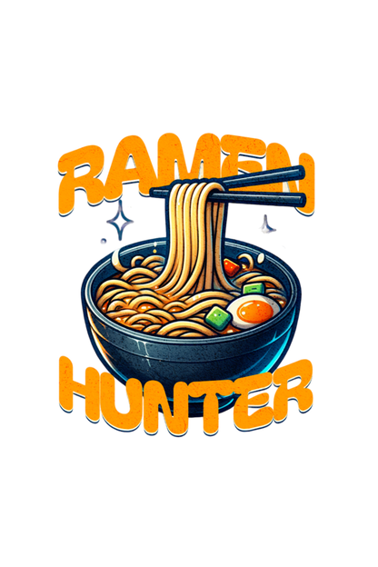 Ramen Hunter Printed Half Sleeve T-Shirt