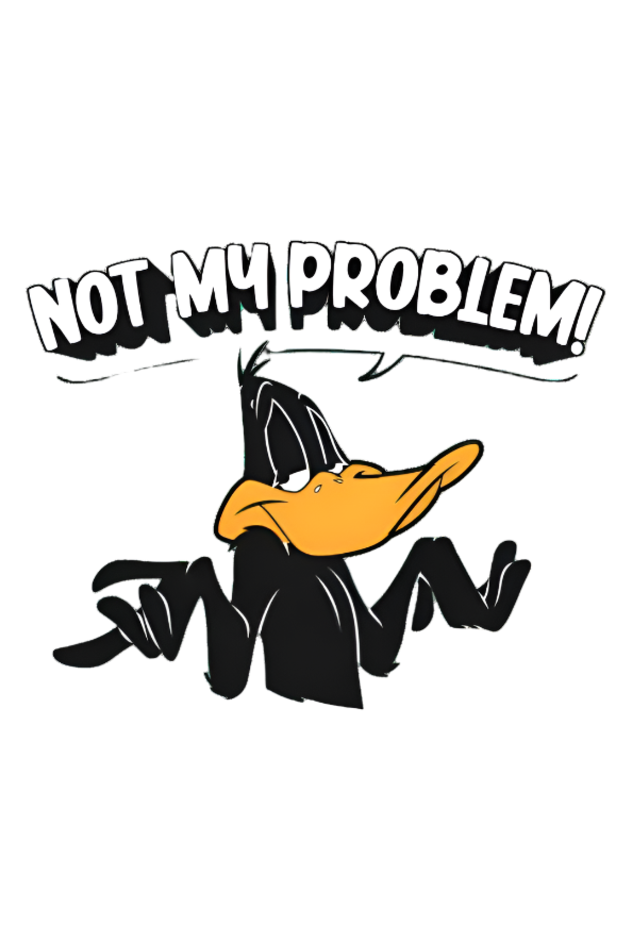 Not My Problem DuckTales Printed T-Shirt