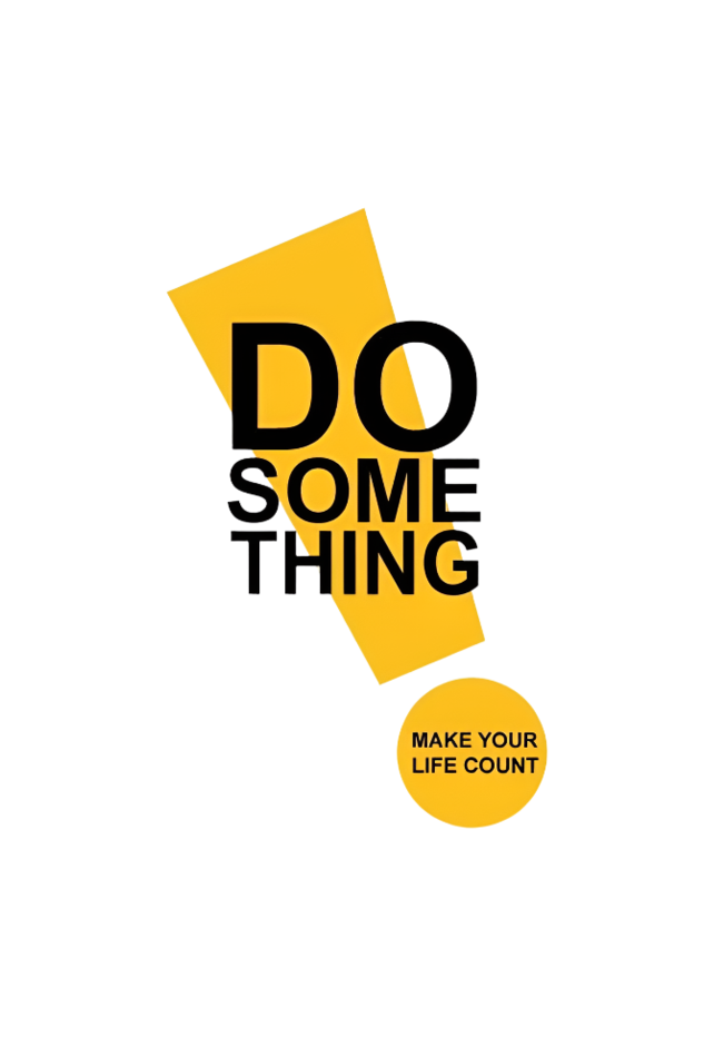 Do Something Quote Printed Sweatshirt