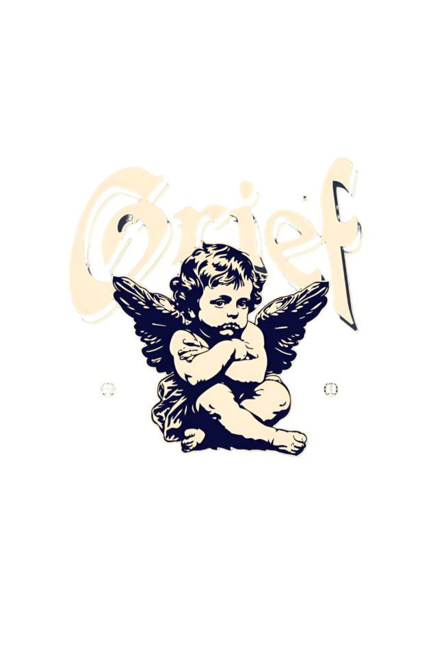 Grief Cupid Printed Sweatshirt