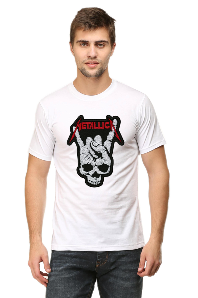 Skull Thrash Metallica Printed T-Shirt