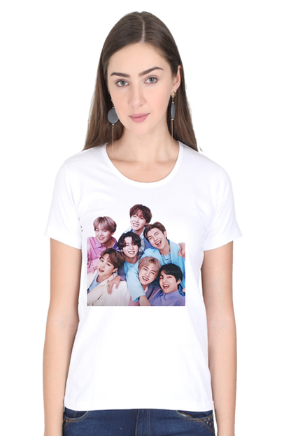 BTS Army Printed Half Sleeve T-shirt