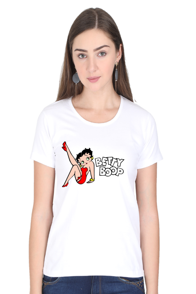 Betty Charm Printed Half Sleeve T-Shirts