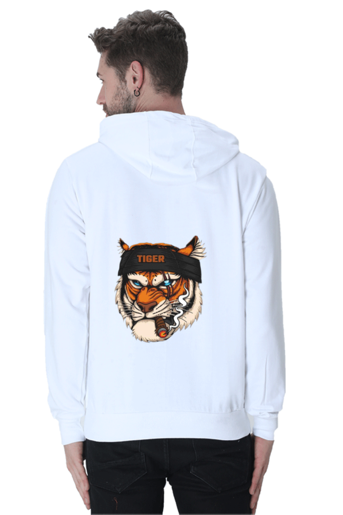 Roaring Elegance Printed Hoodie