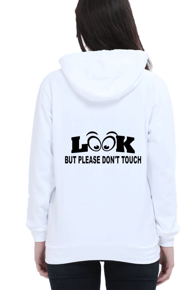 Look & Touch Causal Printed Hoodie