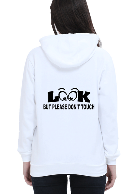 Look & Touch Causal Printed Hoodie