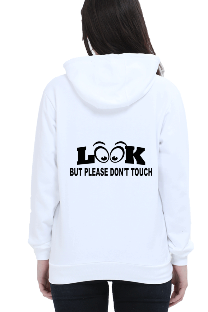 Look & Touch Causal Printed Hoodie