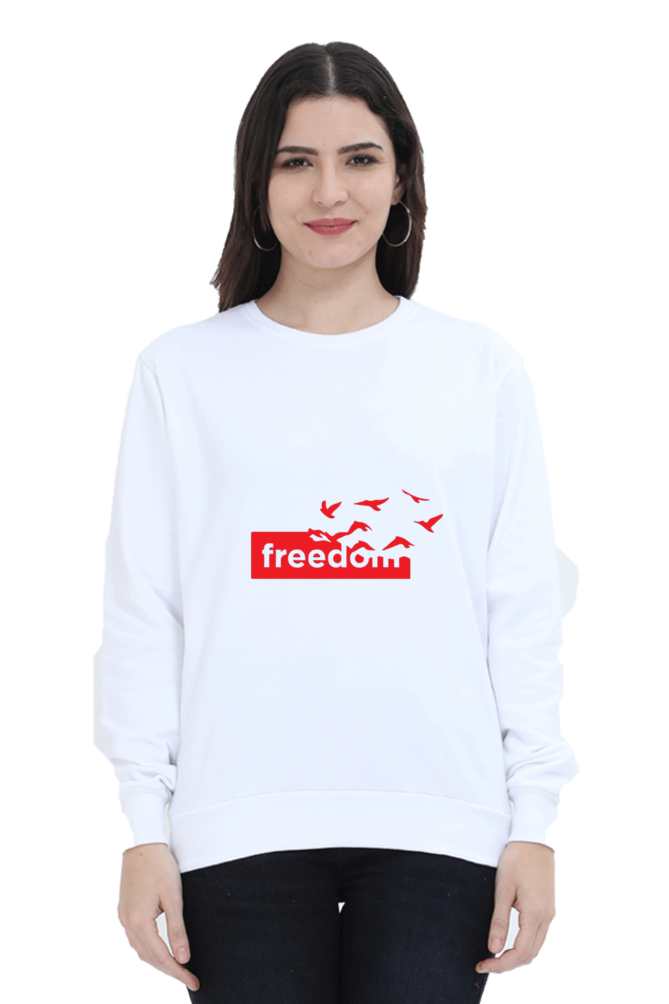 Freedom Thought Printed Sweatshirt