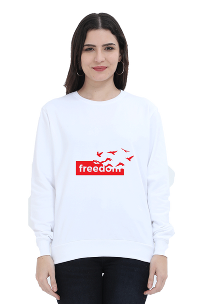 Freedom Thought Printed Sweatshirt