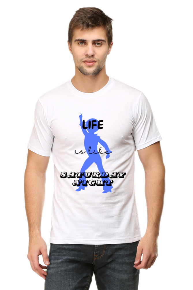 Life Quote Design Printed T-Shirt