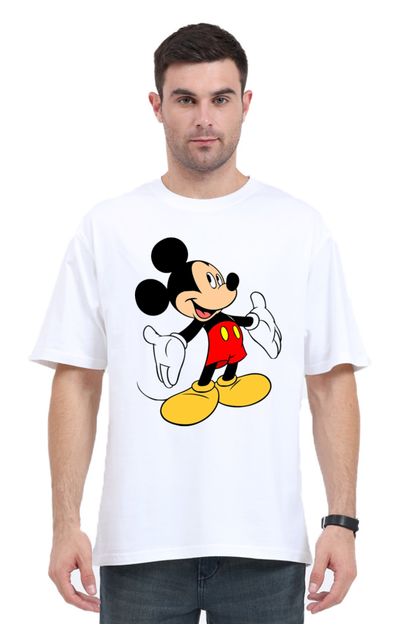 Mickey Mouse Printed Oversized Unisexual T-Shirt