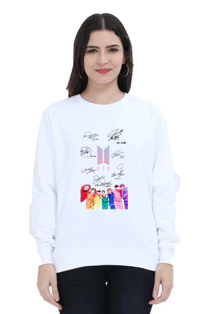 BTS Autograph Printed Sweatshirt