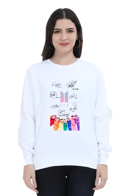 BTS Autograph Printed Sweatshirt