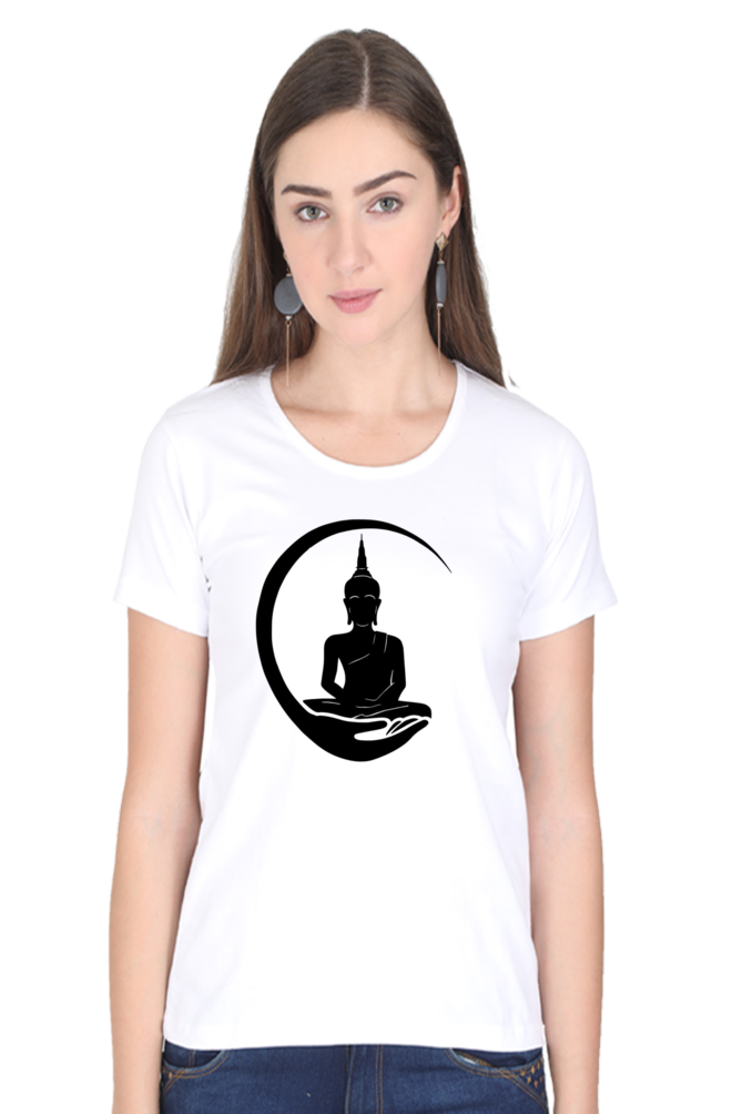 Buddha Serenity Printed Half Sleeve T-Shirt