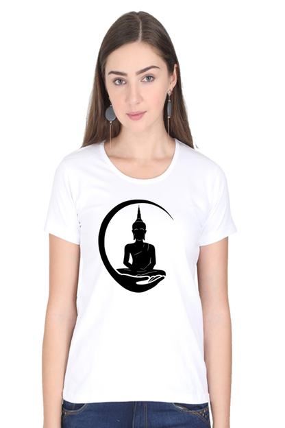 Buddha Serenity Printed Half Sleeve T-Shirt