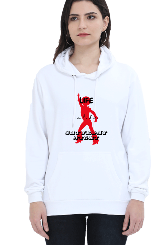 Life Quote Printed Women Hoodie Sweatshirt