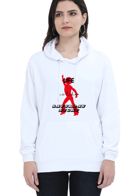 Life Quote Printed Women Hoodie Sweatshirt