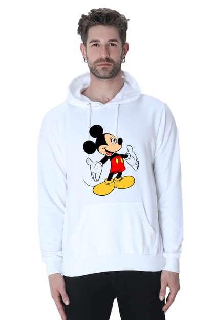 Classic Mickey Unisexual Printed Hoodie Sweatshirt