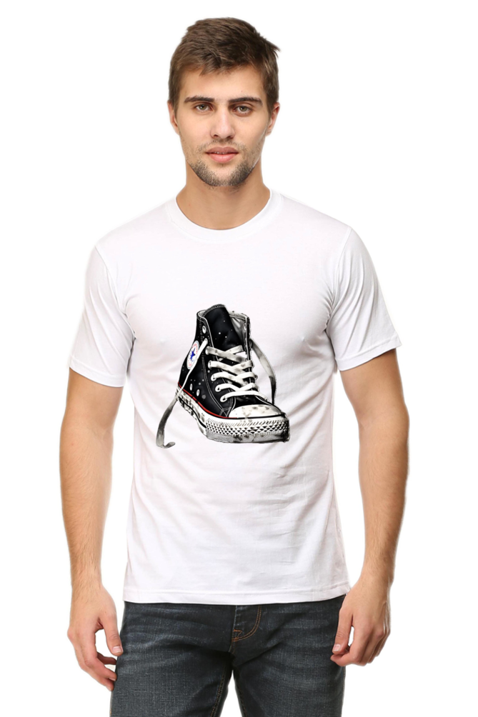 Footprint Design Printed T-Shirt