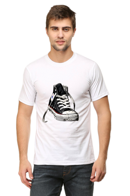 Footprint Design Printed T-Shirt