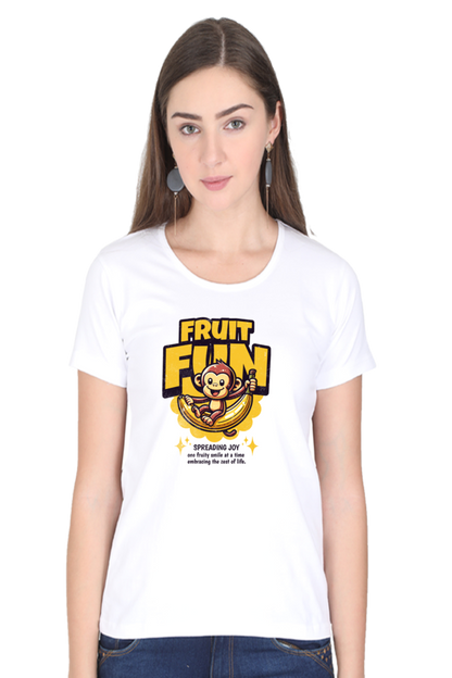 Fruit Fun Money Printed Half Sleeve T-Shirt