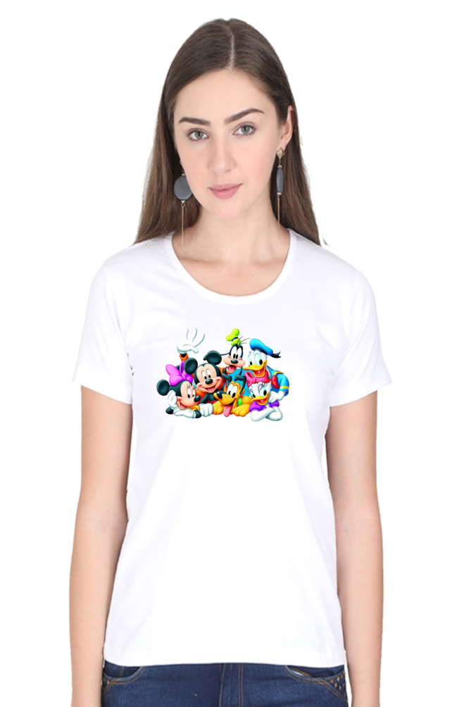 Mickey Mania Printed Half Sleeve T-Shirts