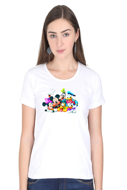 Mickey Mania Printed Half Sleeve T-Shirts