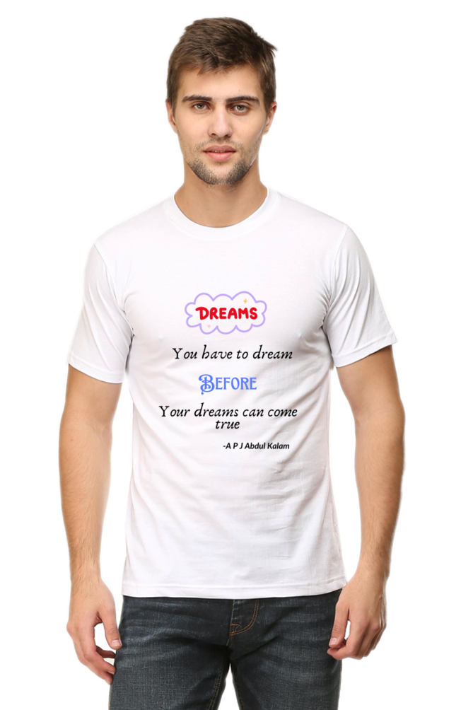 Dream Big Quote Printed T-Shirt