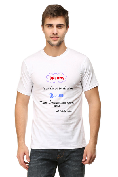 Dream Big Quote Printed T-Shirt