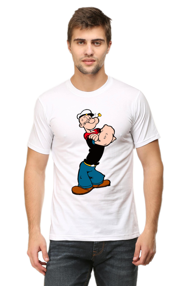 Popeye Cartoon Designed T-Shirt